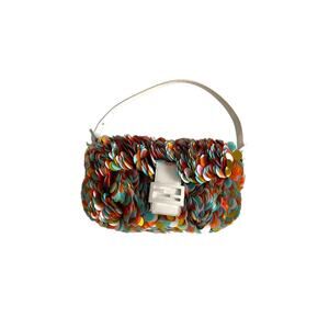 Vintage Fendi Multicolor big Paillette Baguette